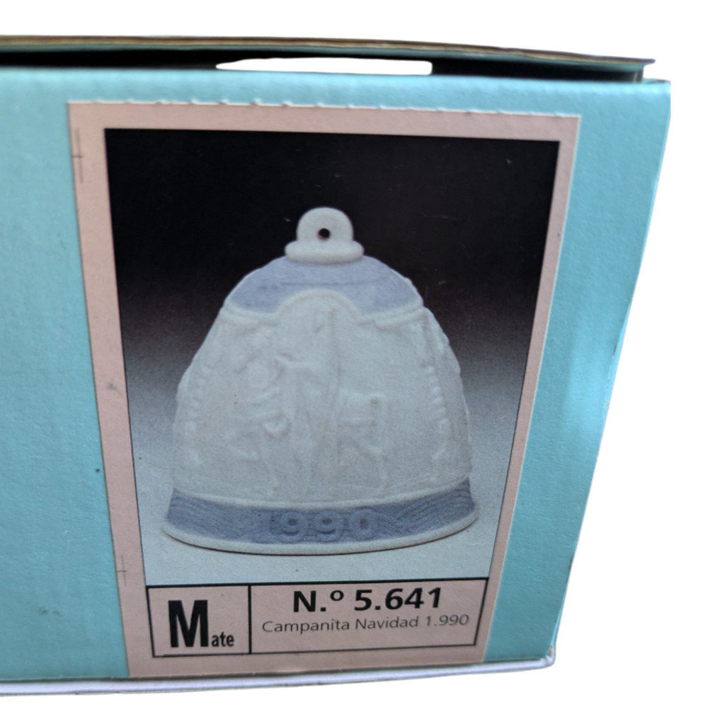 Lladro 1990 Christmas Bell Ornament No 5 641